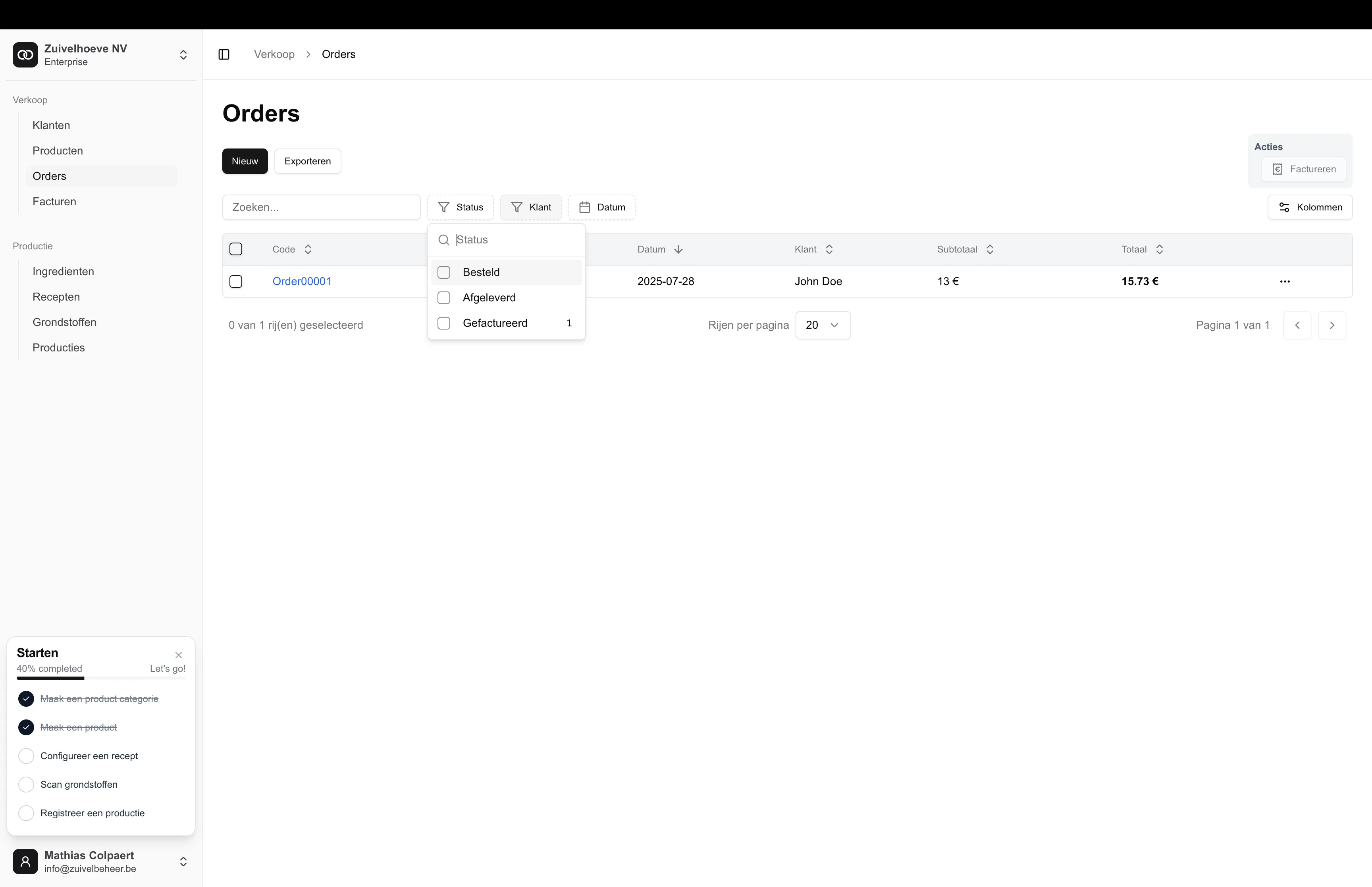Order filters
